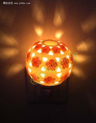 幻彩香薰小夜燈 陶瓷雕刻藝術與智能遙控的完美融合